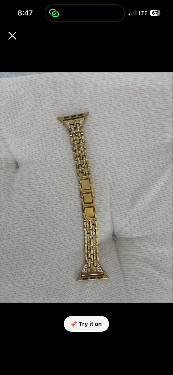 Brand new Gold Metal Band with Rhinestones for Apple Watch