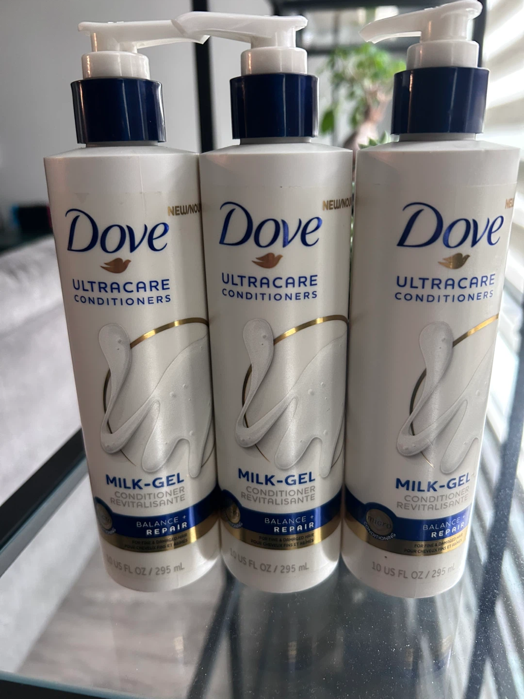 Dove Ultracare Milk-Gel Conditioner Pack of 3