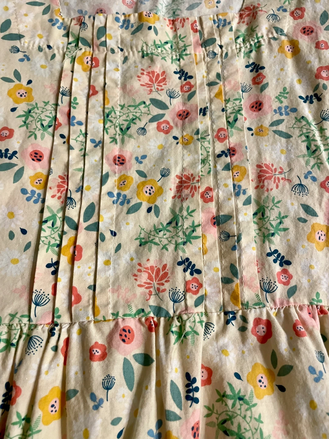 Floral Print Midi Dress with Tie Waist - photo 2