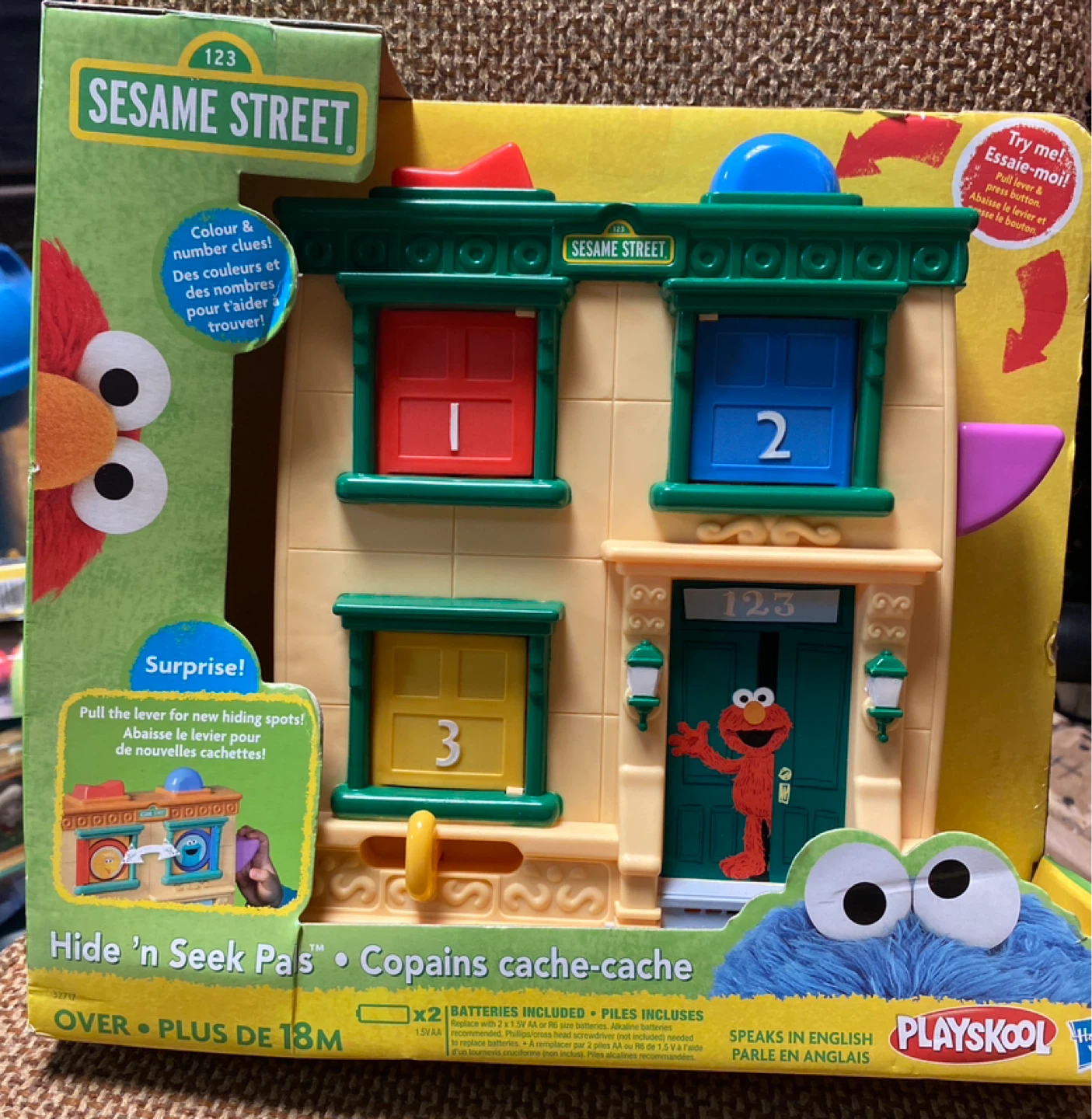 Sesame Street Hide ‘n Seek Pals Toy New