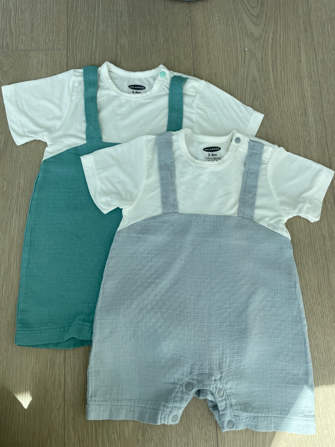 Ualargo Baby Rompers (2-Piece Set)