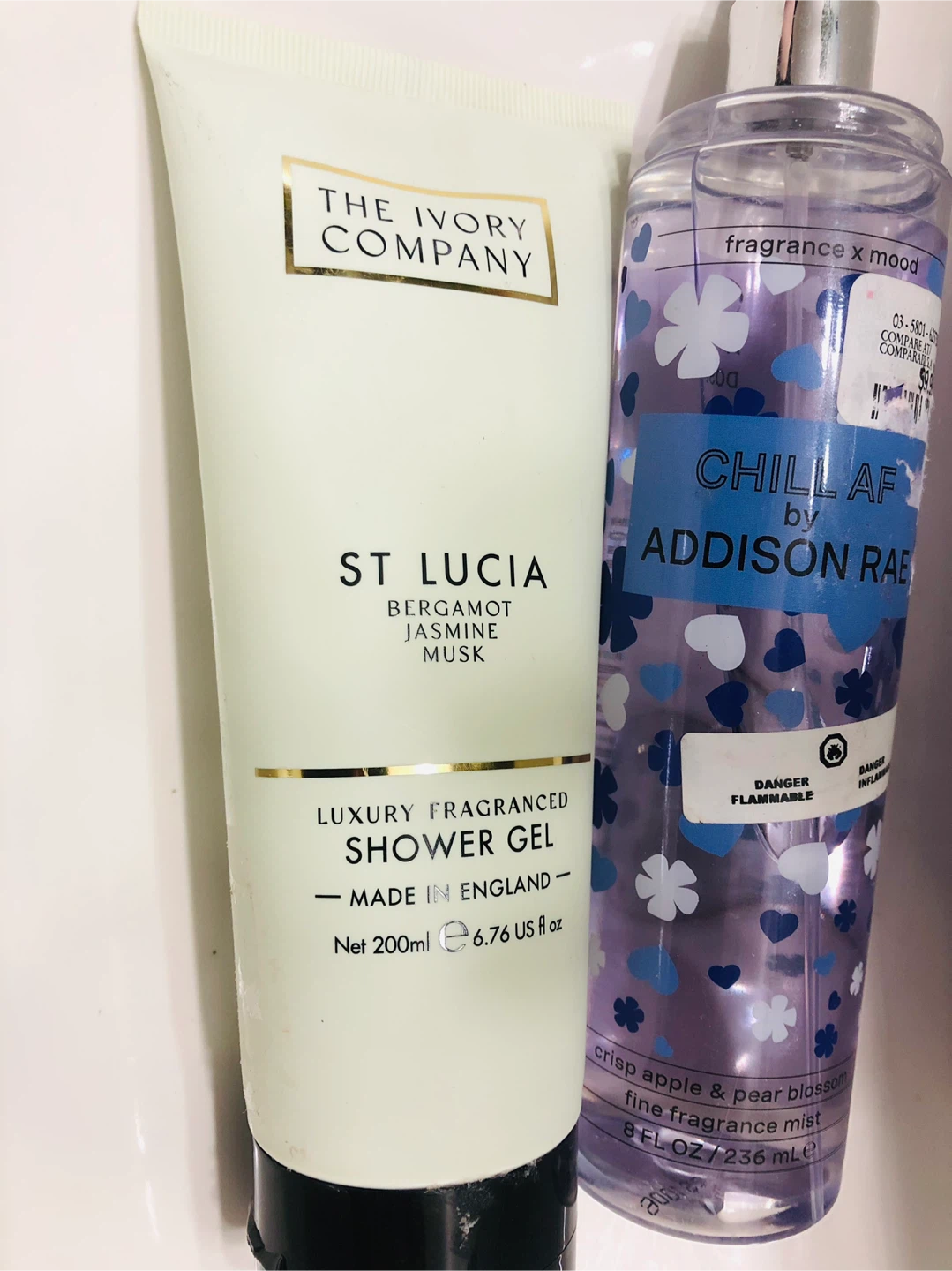 Bergamot Jasmine Shower Gel &  Addison Rae Fragrance Mist