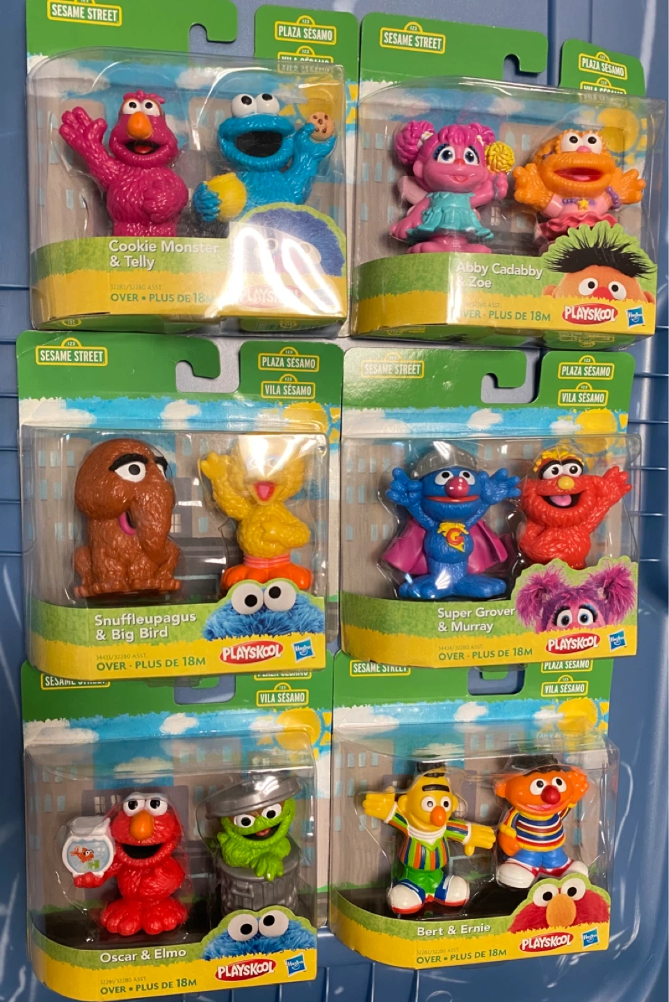 Sesame Street Playskool Figures Sets Bundle NEW!