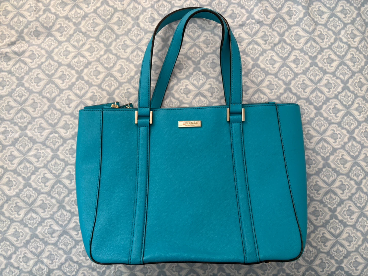 Kate Spade Turquoise Tote Bag