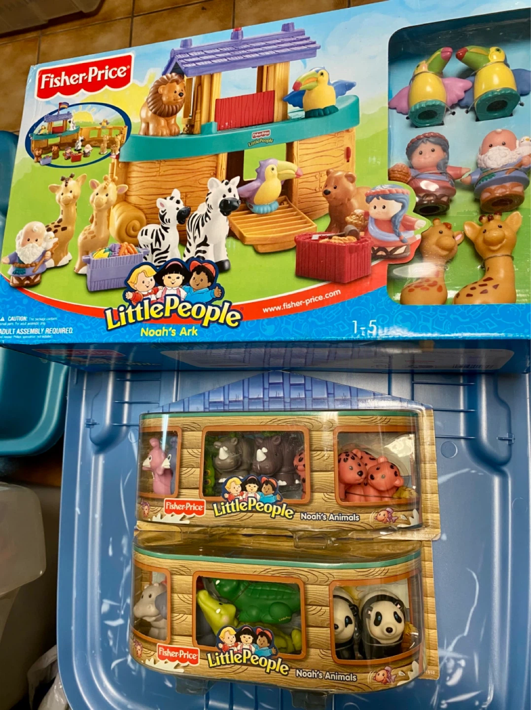 Fisher-Price Little People Noah’s Ark Set Rare & Animals NEW!