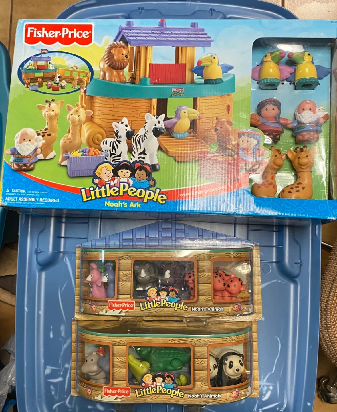 Fisher-Price Little People Noah’s Ark Set Rare & Animals NEW! - photo 2