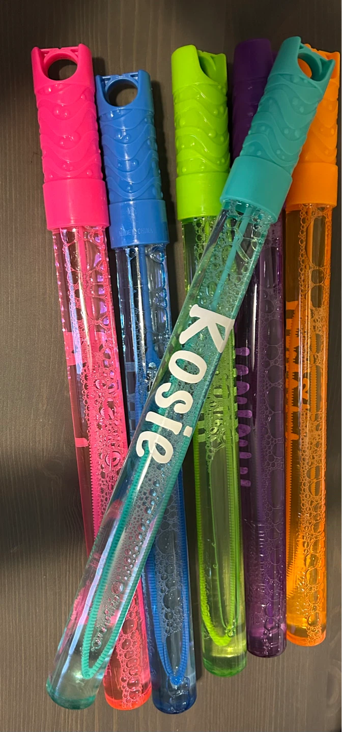 Personalized Bubble Wands - perfect for birthdays - photo 2