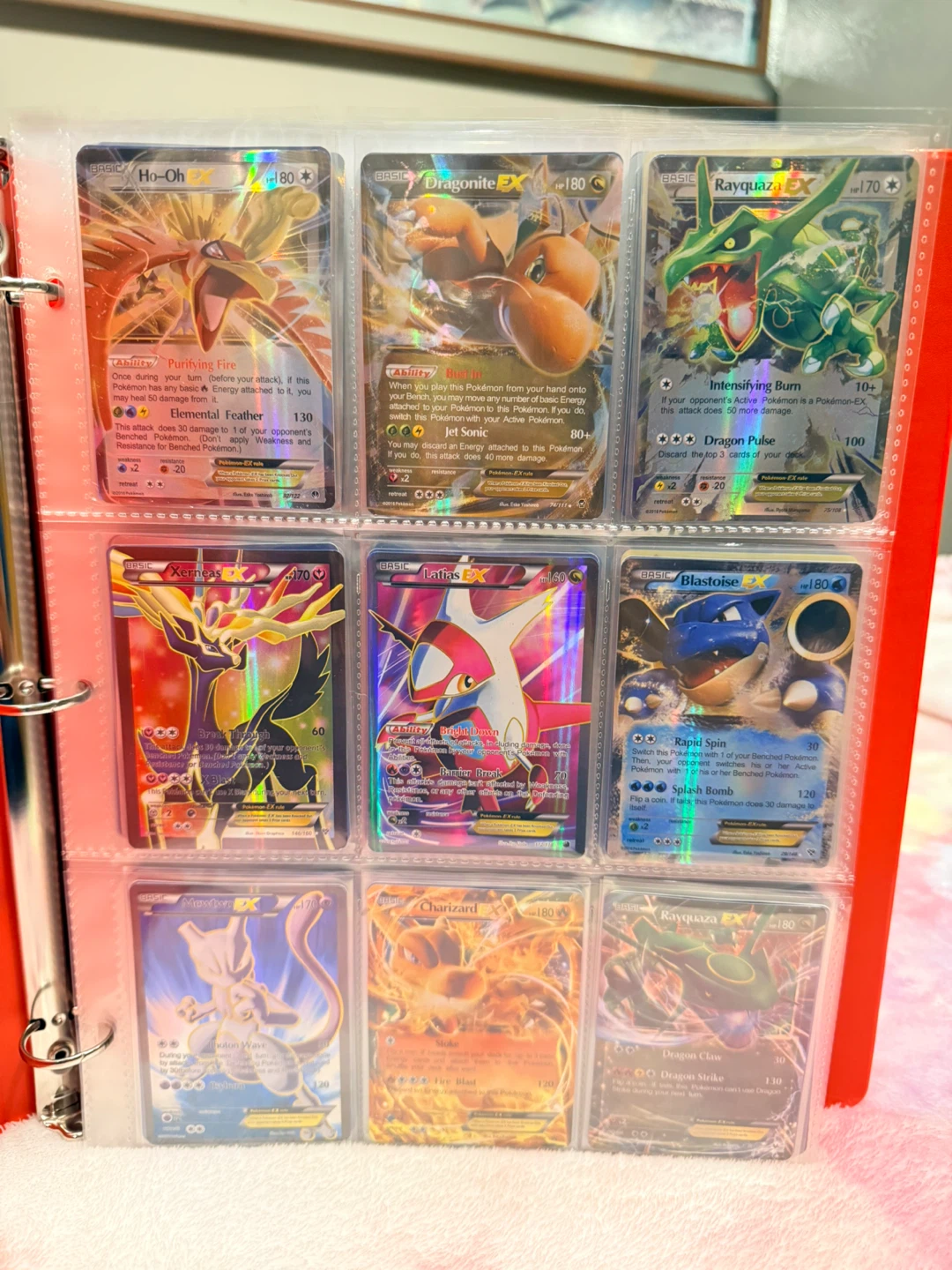 Collection of Pokémon Cards in Binder