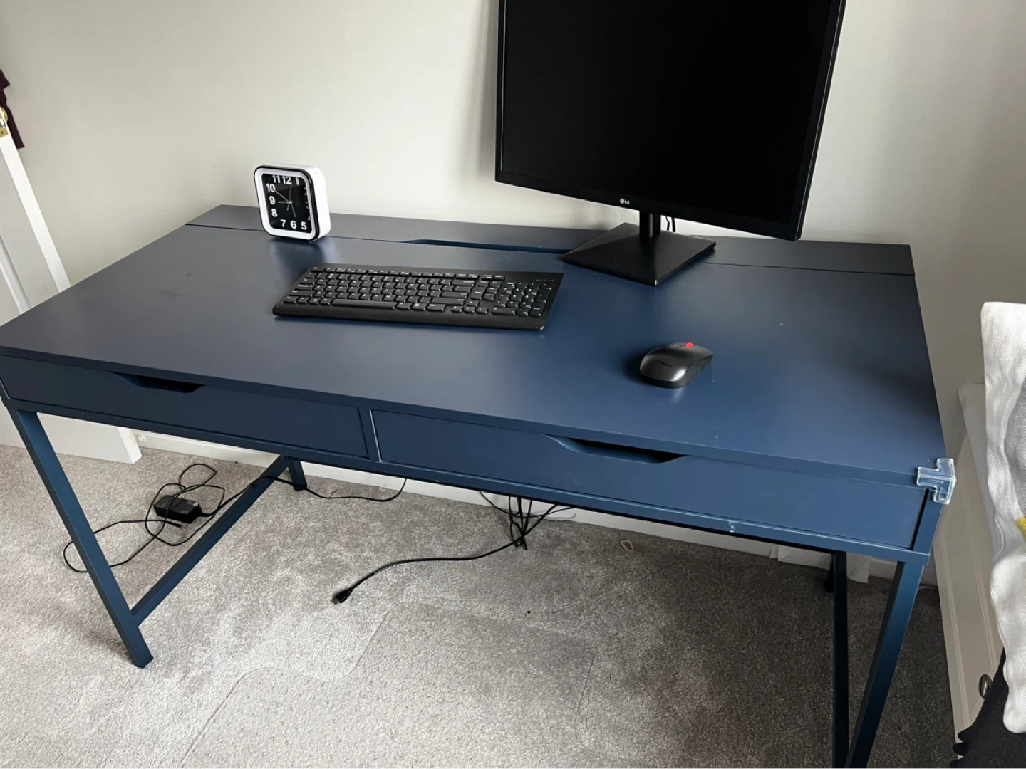 Ikea Alex Desk with Two Drawers - photo 3