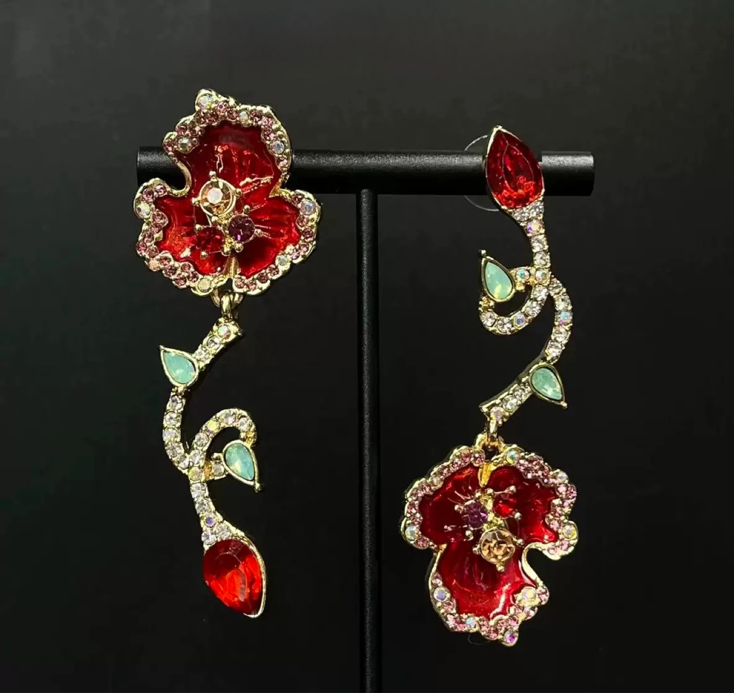 Floral Mismatch Earrings