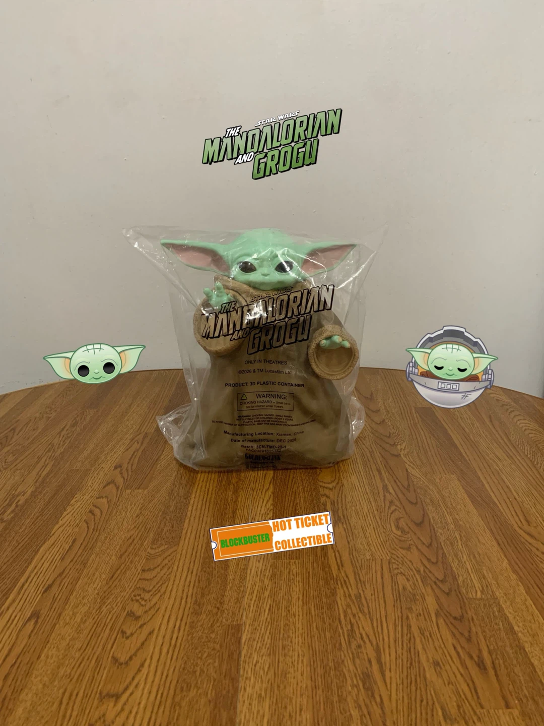 The Mandalorian… (Cinemark Exclusive) Grogu Popcorn Container