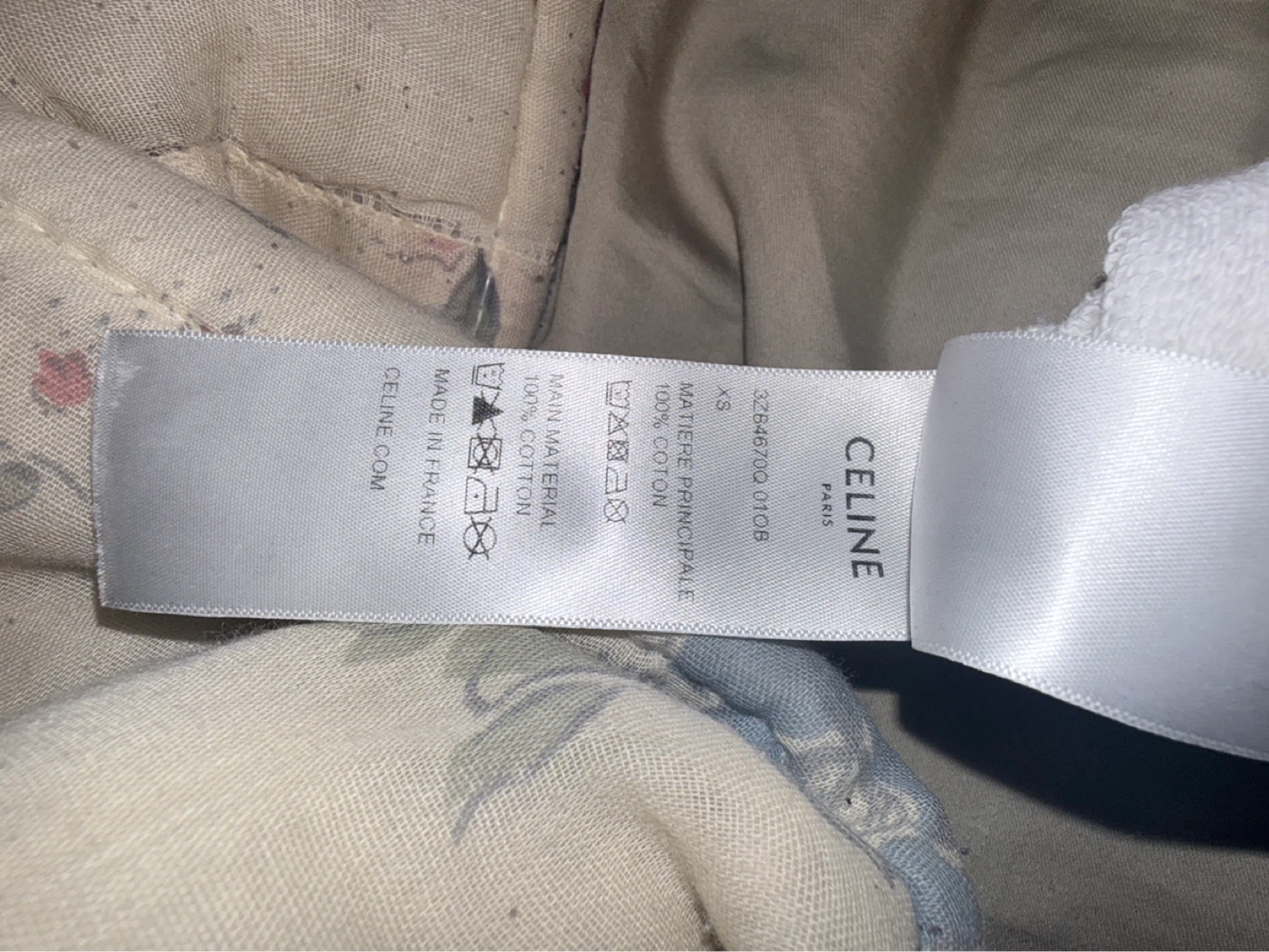 Celine Paris White Cotton Hoodie - photo 5
