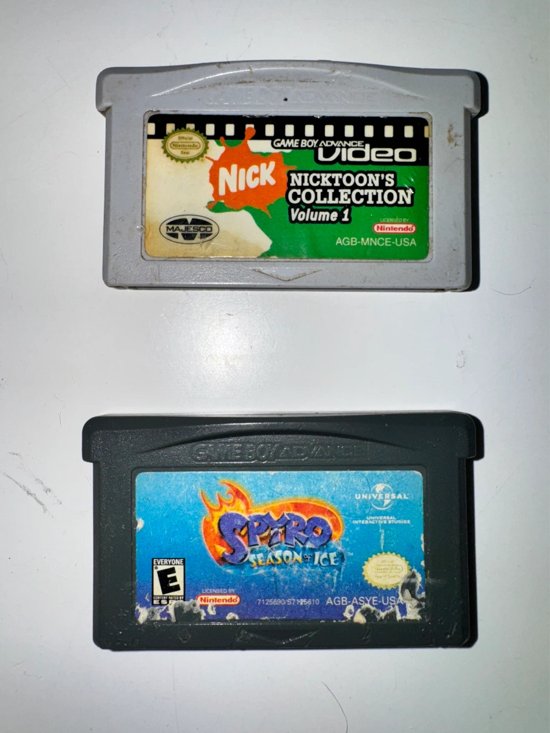 (Broken) Nintendo Game Boy Advance SP Silver with 2 Games - photo 5