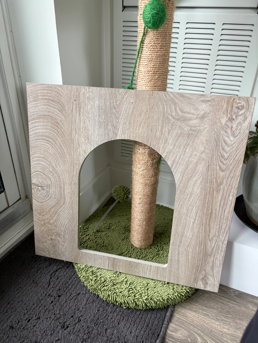 Wood-look Cat Litter Box Enclosure - photo 5