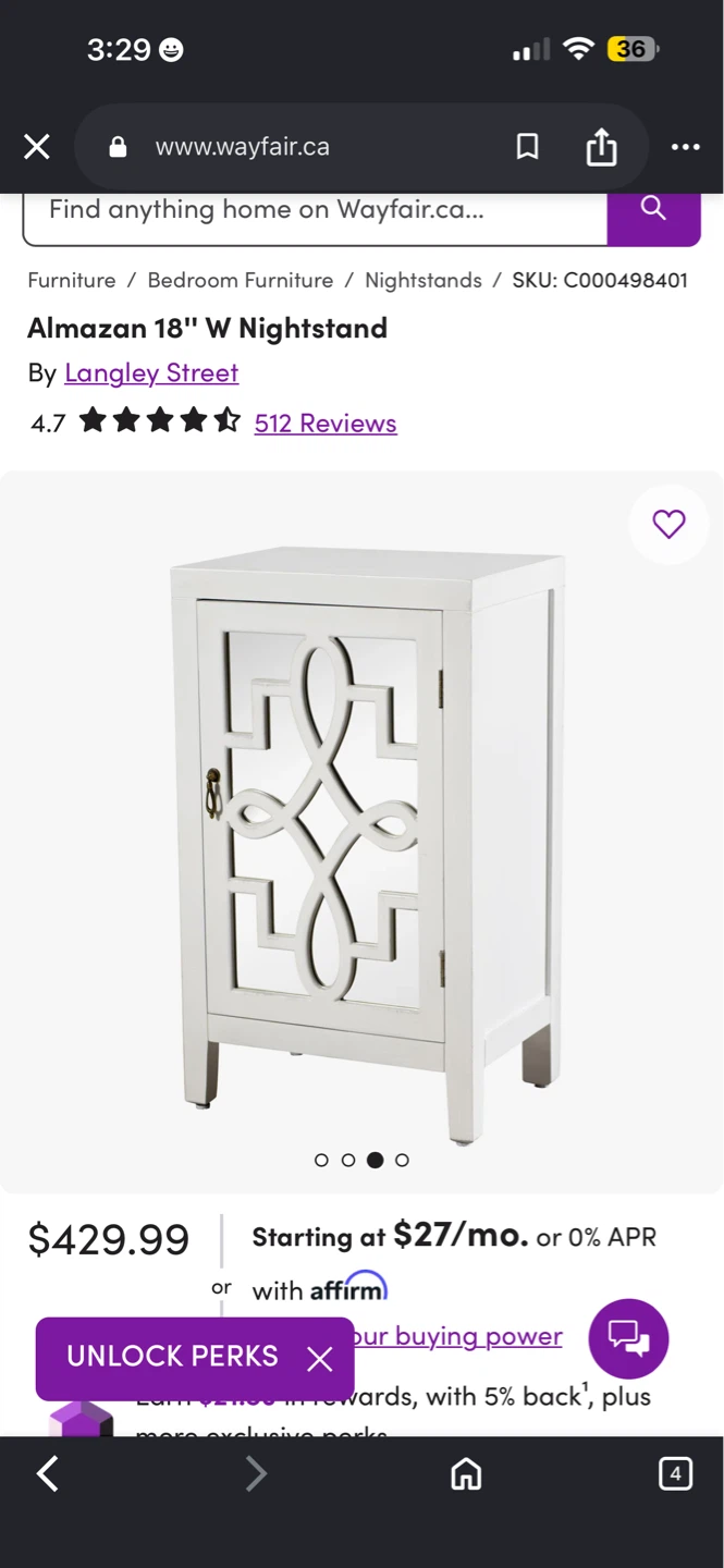 Almazan 18" W Nightstand by Langley Street - photo 2