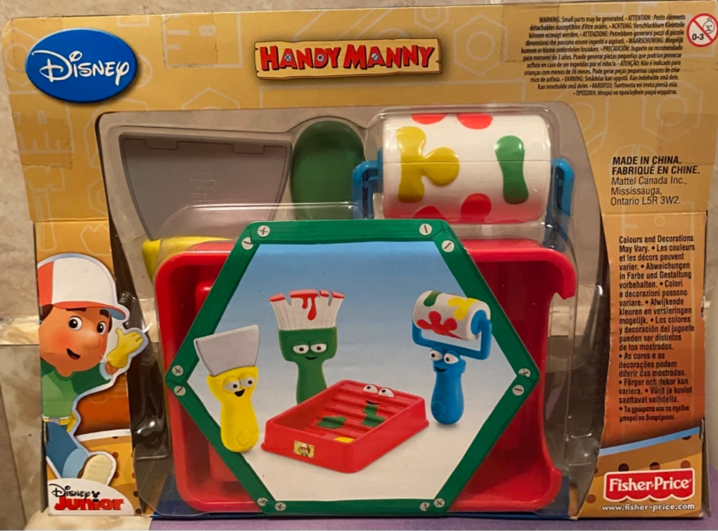 Disney Fisher-Price Rare Handy Manny Painting Tool Pack New! - photo 2