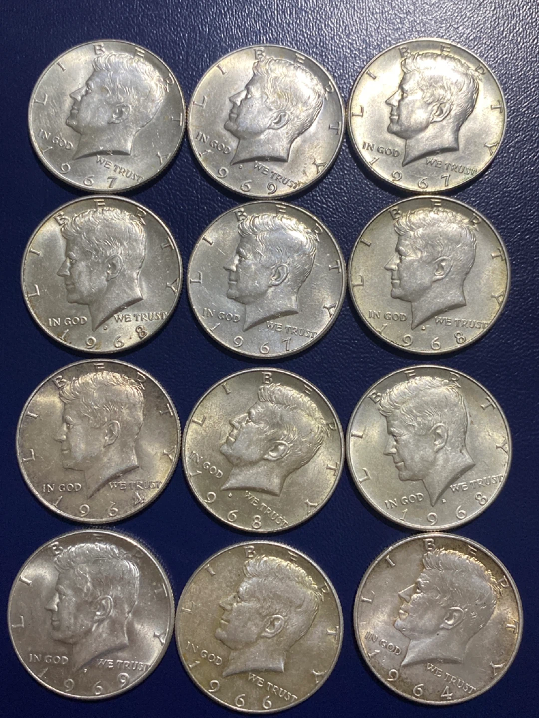 Collection of 12 Kennedy Half Dollars - photo 4