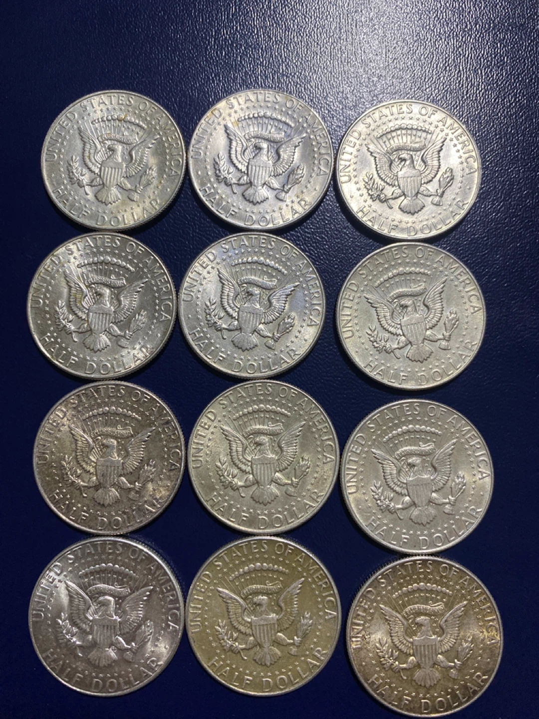 Collection of 12 Kennedy Half Dollars - photo 2