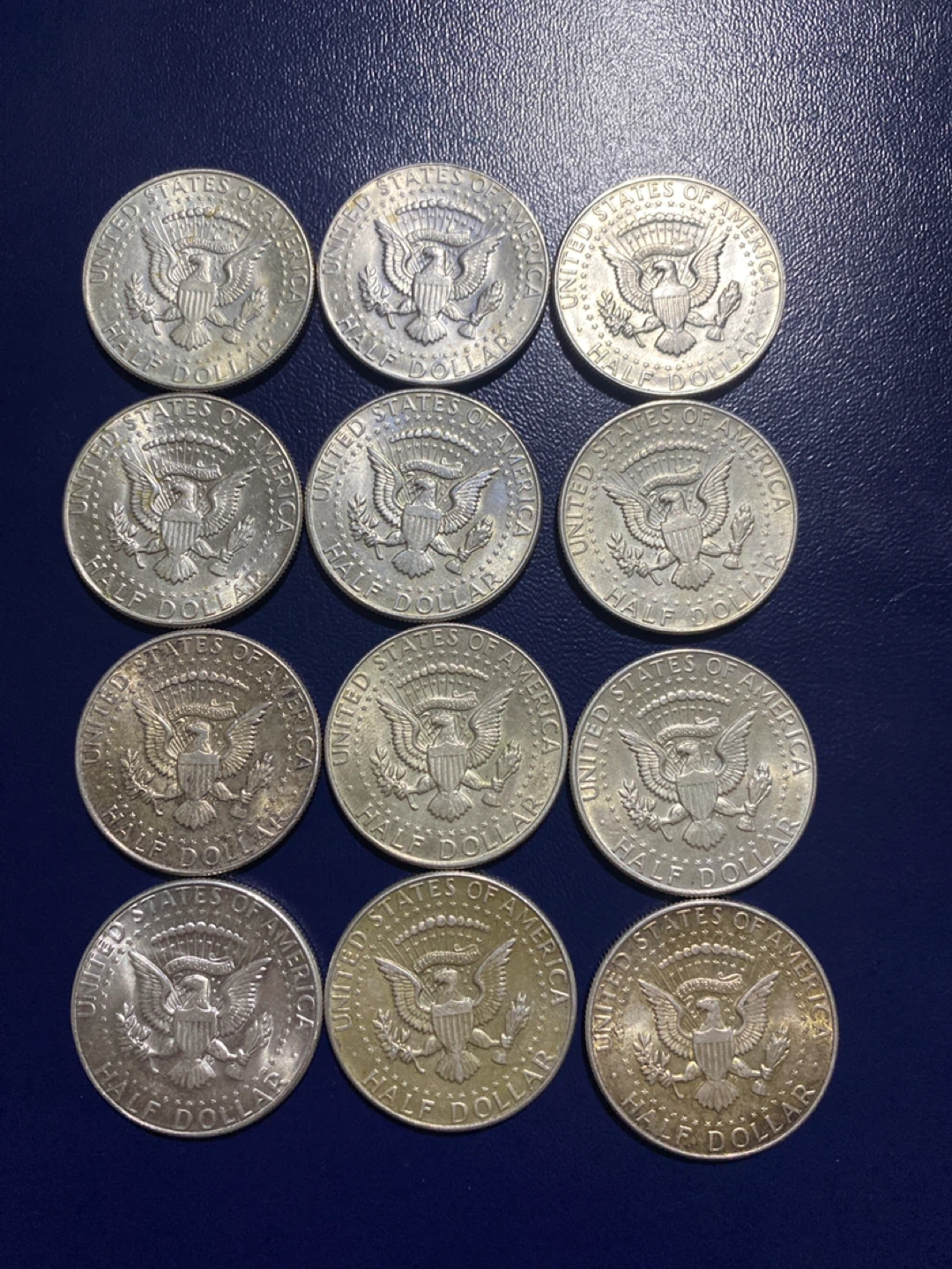 Collection of 12 Kennedy Half Dollars - photo 3