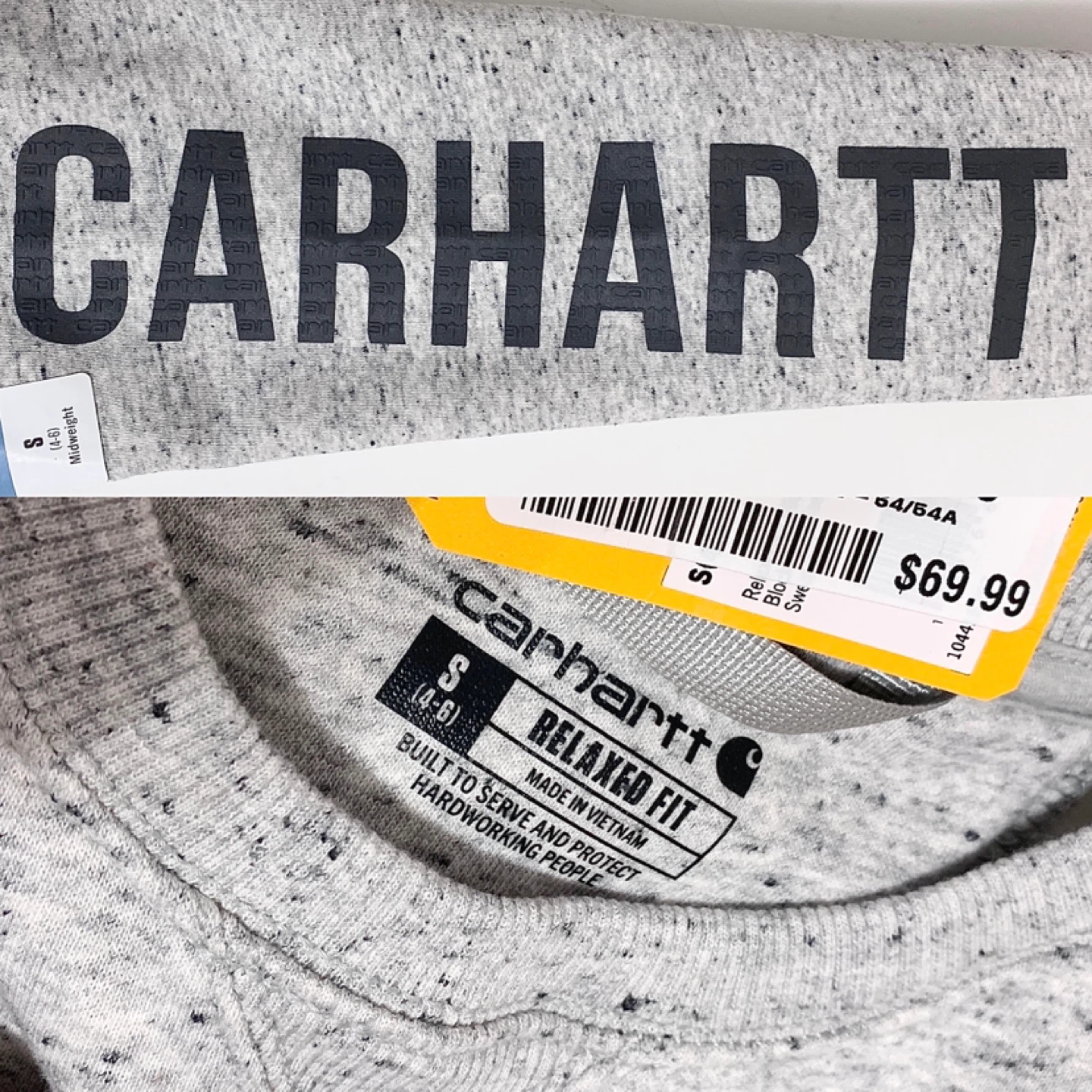Carhartt Hoodie or Sweatshirt Womens/Girls Size X-Small, Small - photo 3