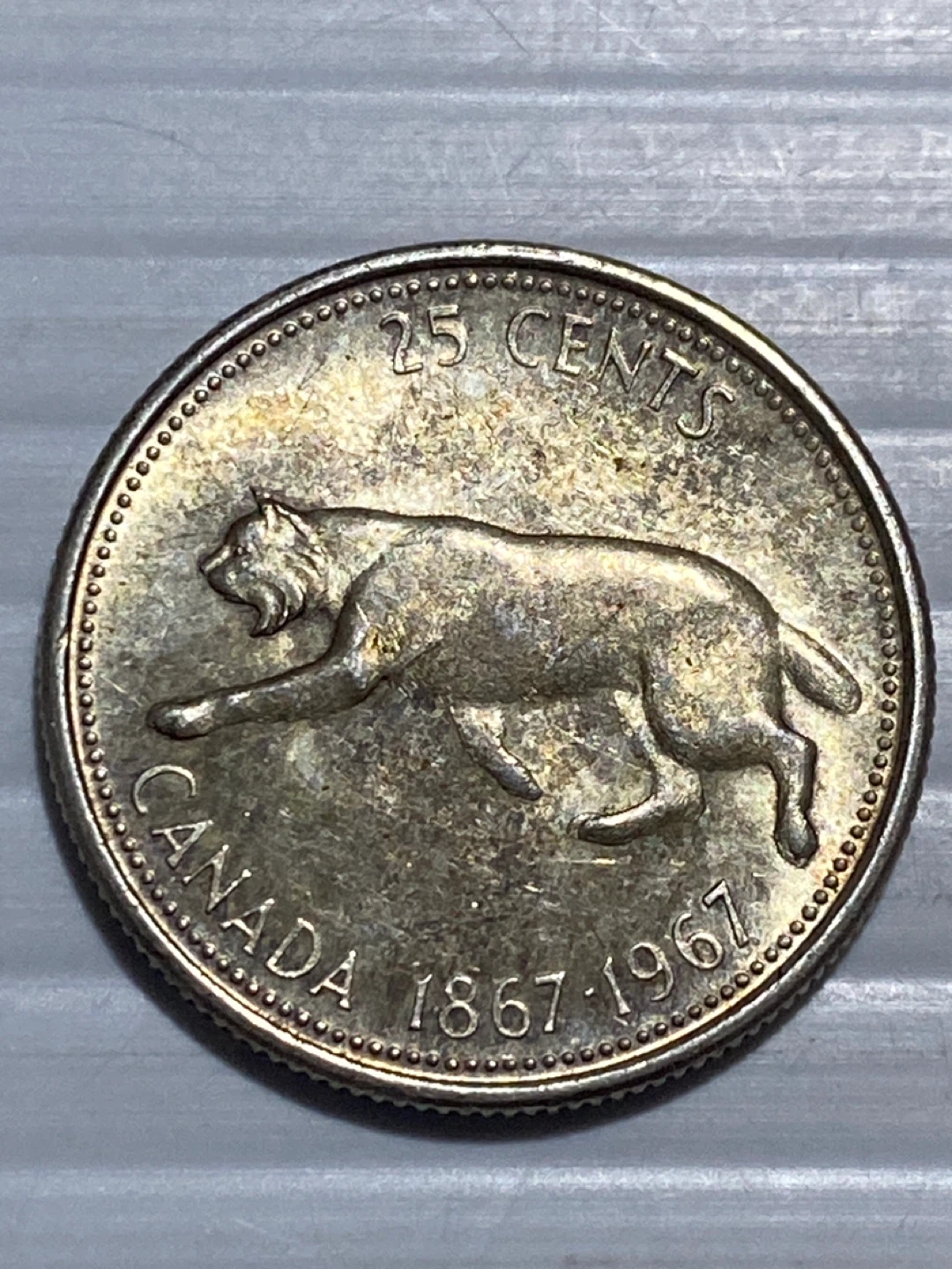 1967 Canada 25 Cents Coin - Elizabeth II - photo 2