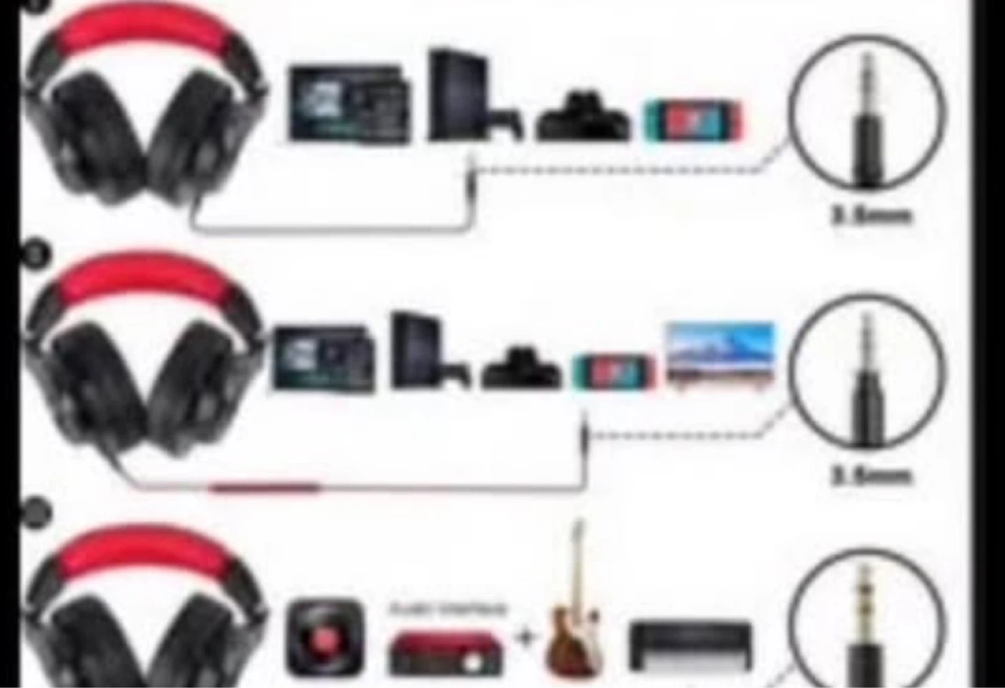 Over-Ear Headphones with 72 Hours Playback