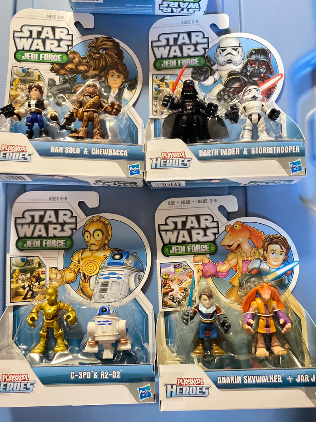 Playskool Heroes Star Wars Jedi Force Figures Sets Bundle NEW! - photo 2