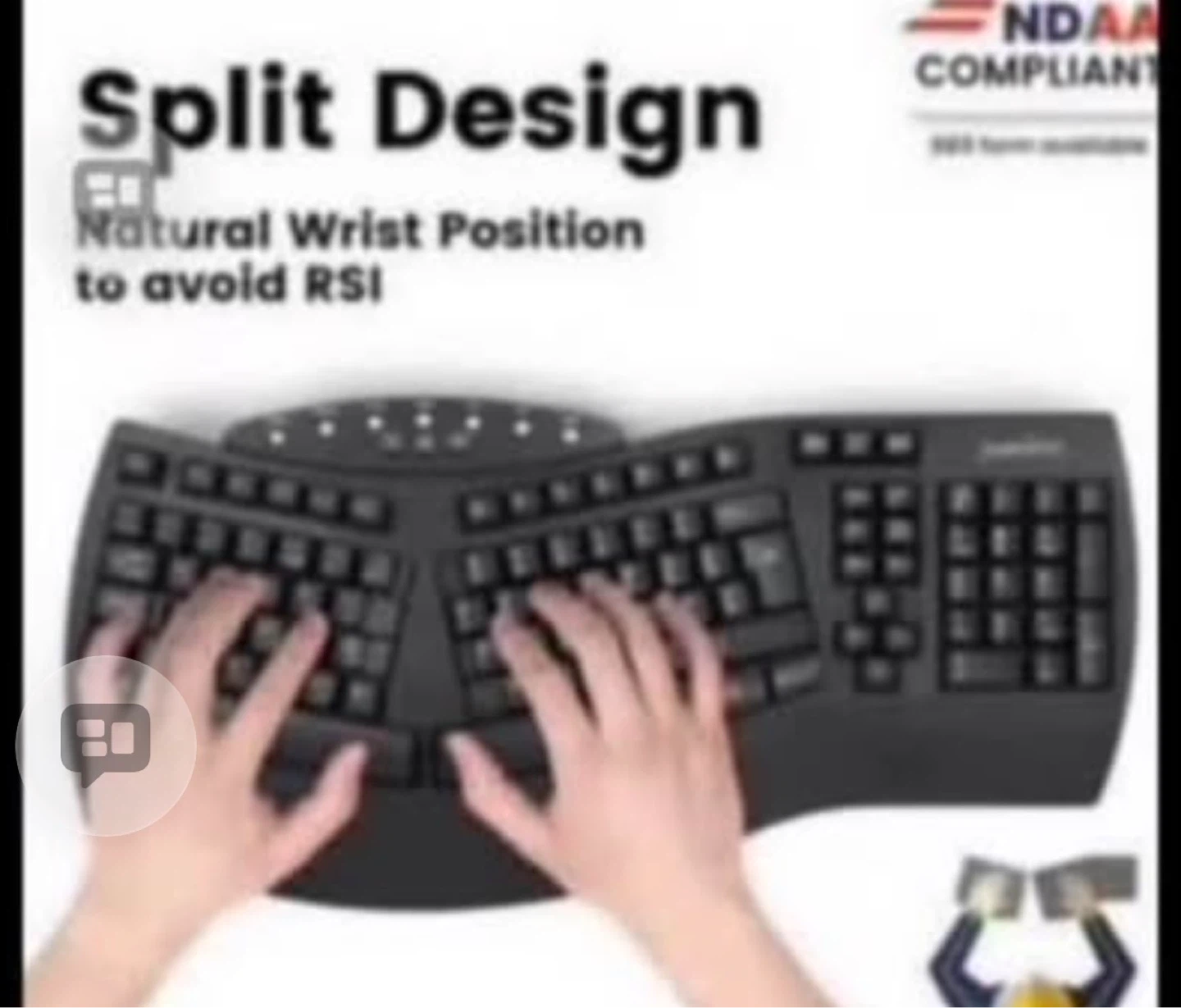 Perixx PERIBOARD-327 Ergonomic Split Keyboard - photo 4