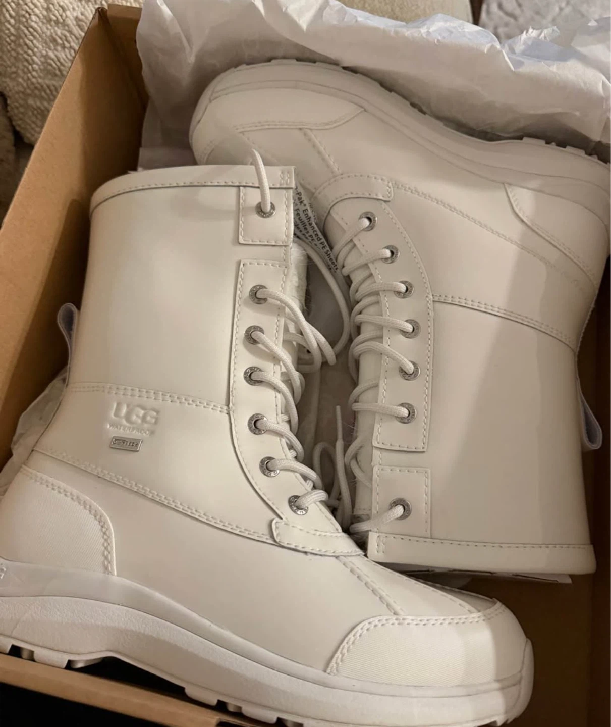UGG White Waterproof Winter Boots