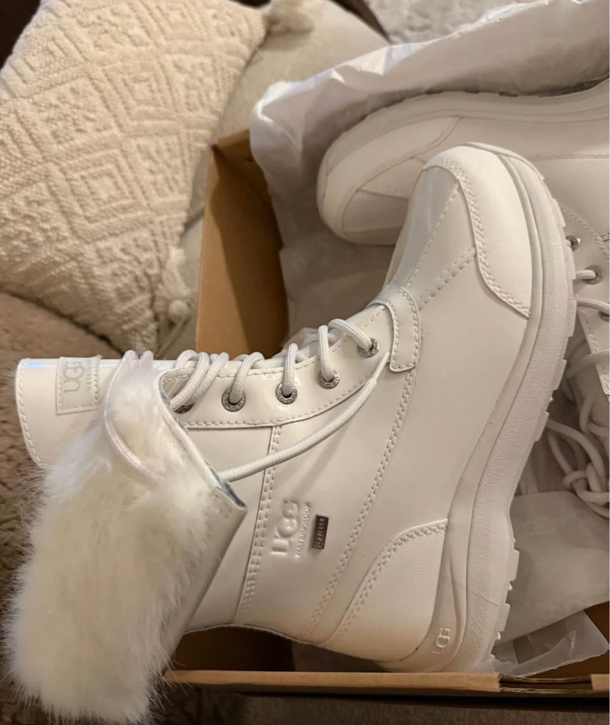 UGG White Waterproof Winter Boots - photo 2