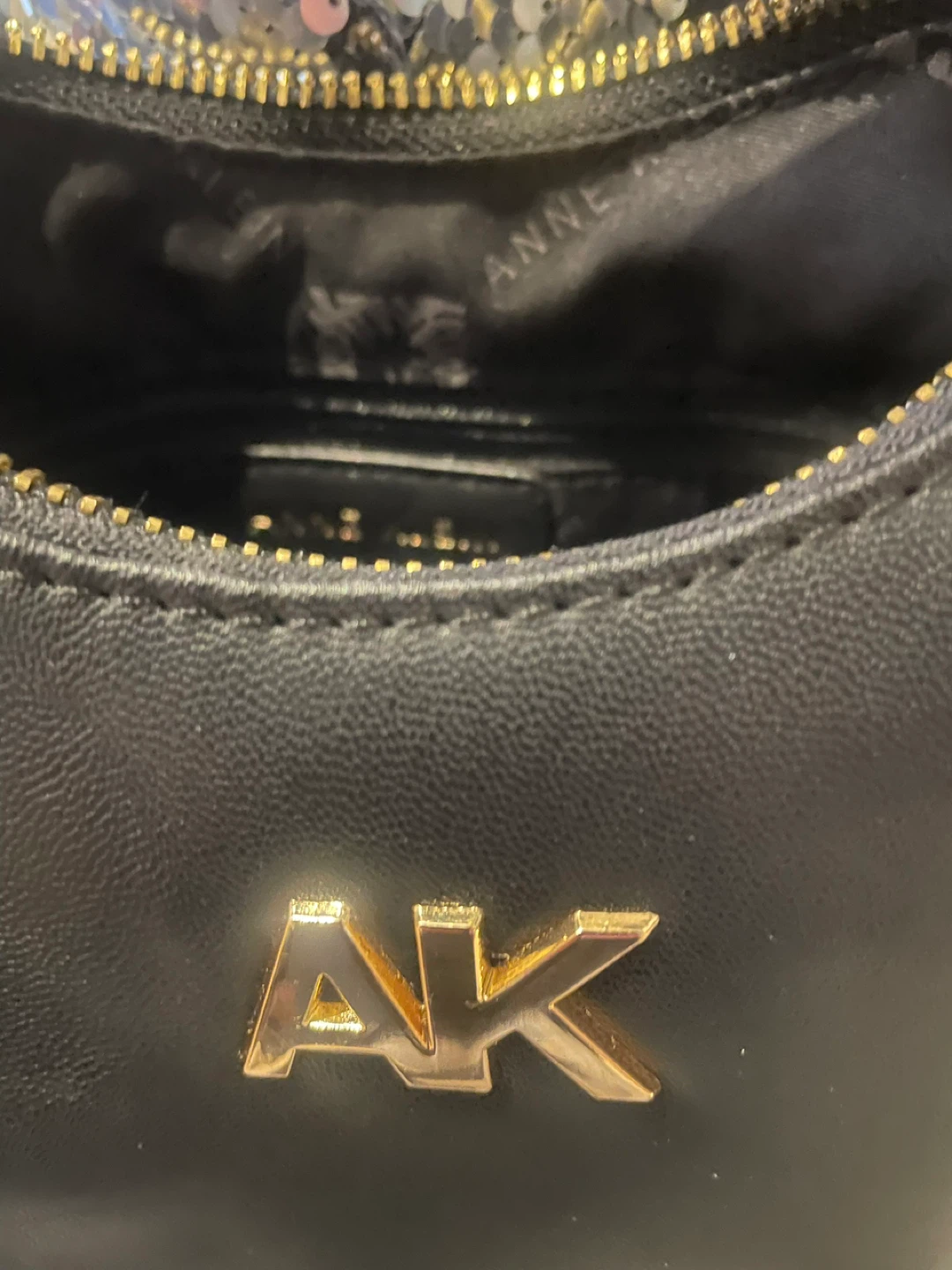 Anne Klein Black crosbady Leather Shoulder Bag - photo 3