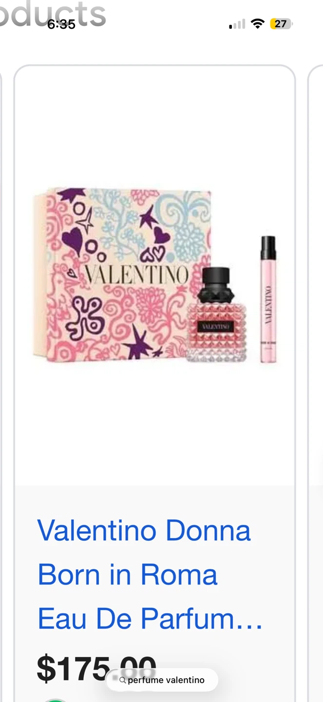 Valentino Donna Born in Roma Eau De Parfum Gift Set
