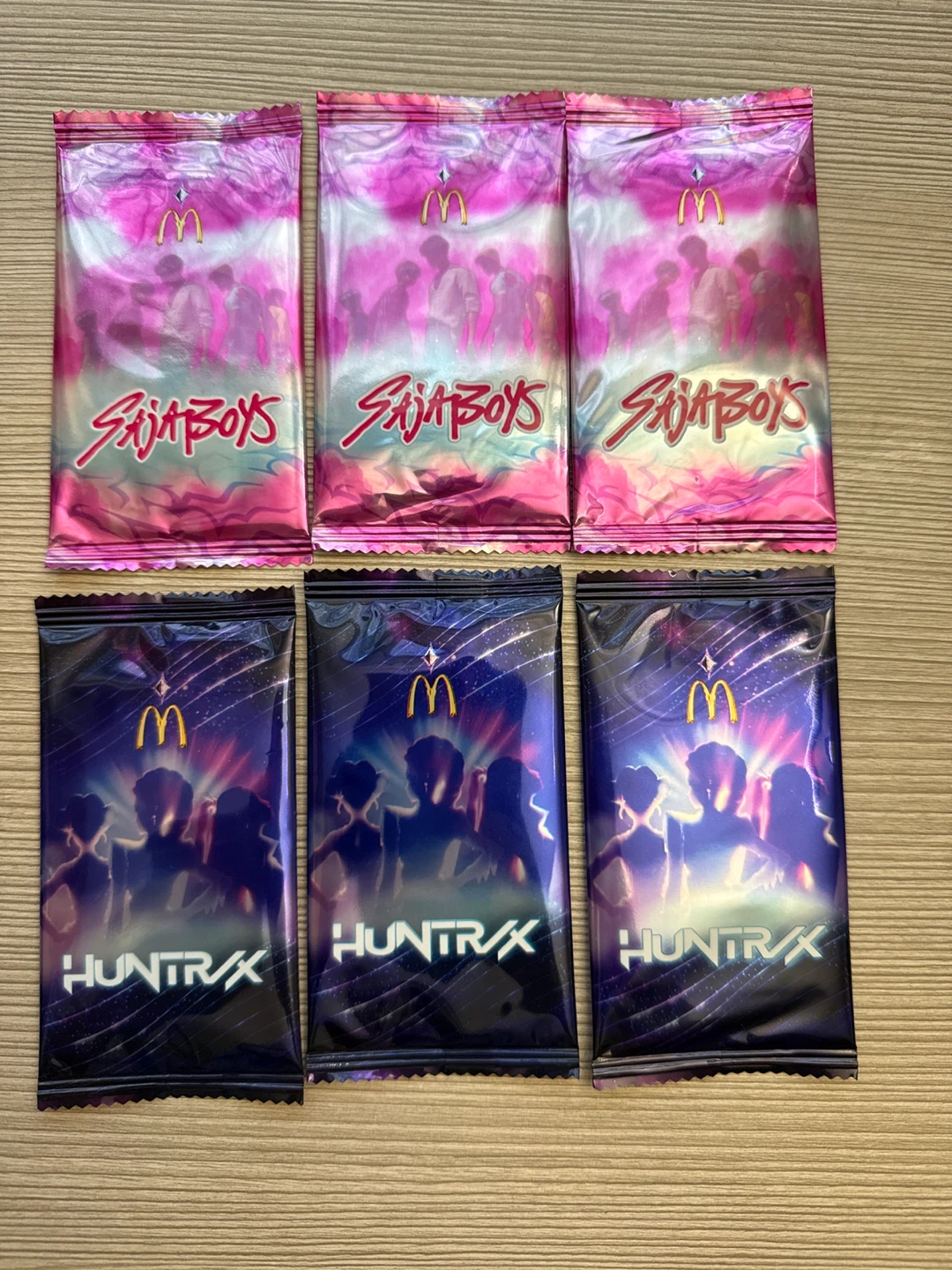 McDonald's BTS SAJPBOYS & HUNTRX Collection Packs