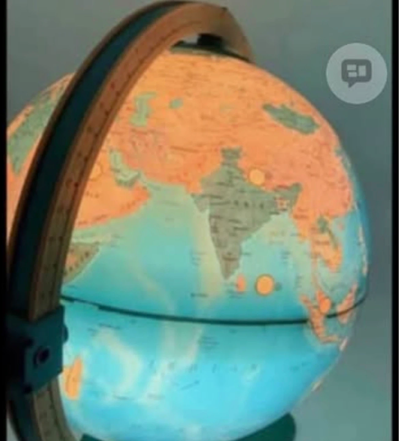 1988 Fisher Price Light Up Educational Discovery Globe - photo 5
