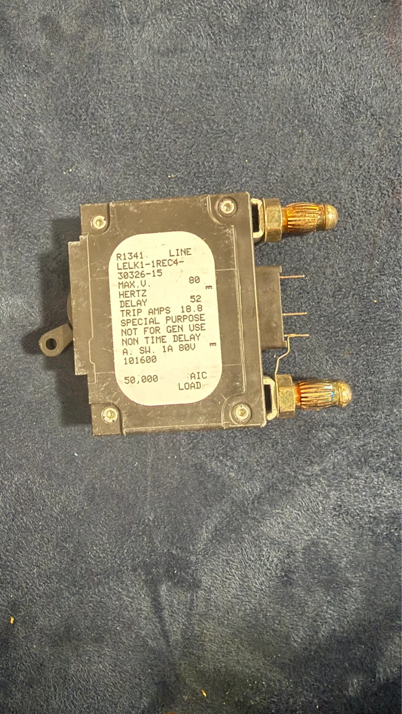 AIRPAX Magnetic Circuit Breaker LELK1-1REC4-30326-15