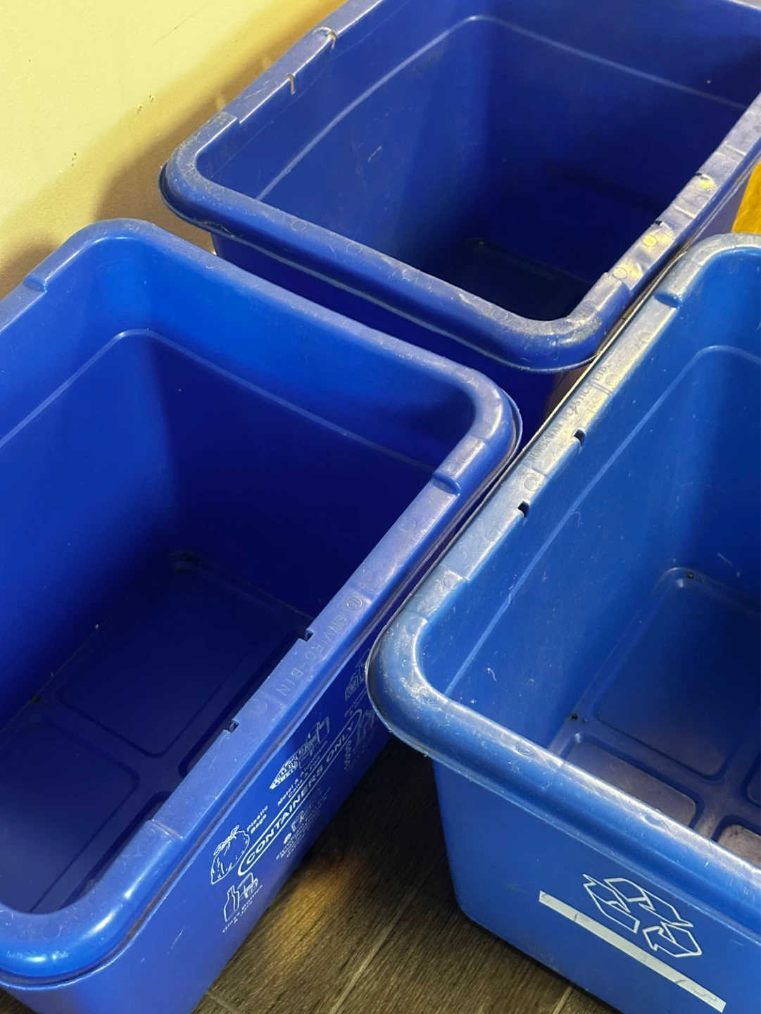 Blue Plastic Recycling Bins 3 available - photo 2