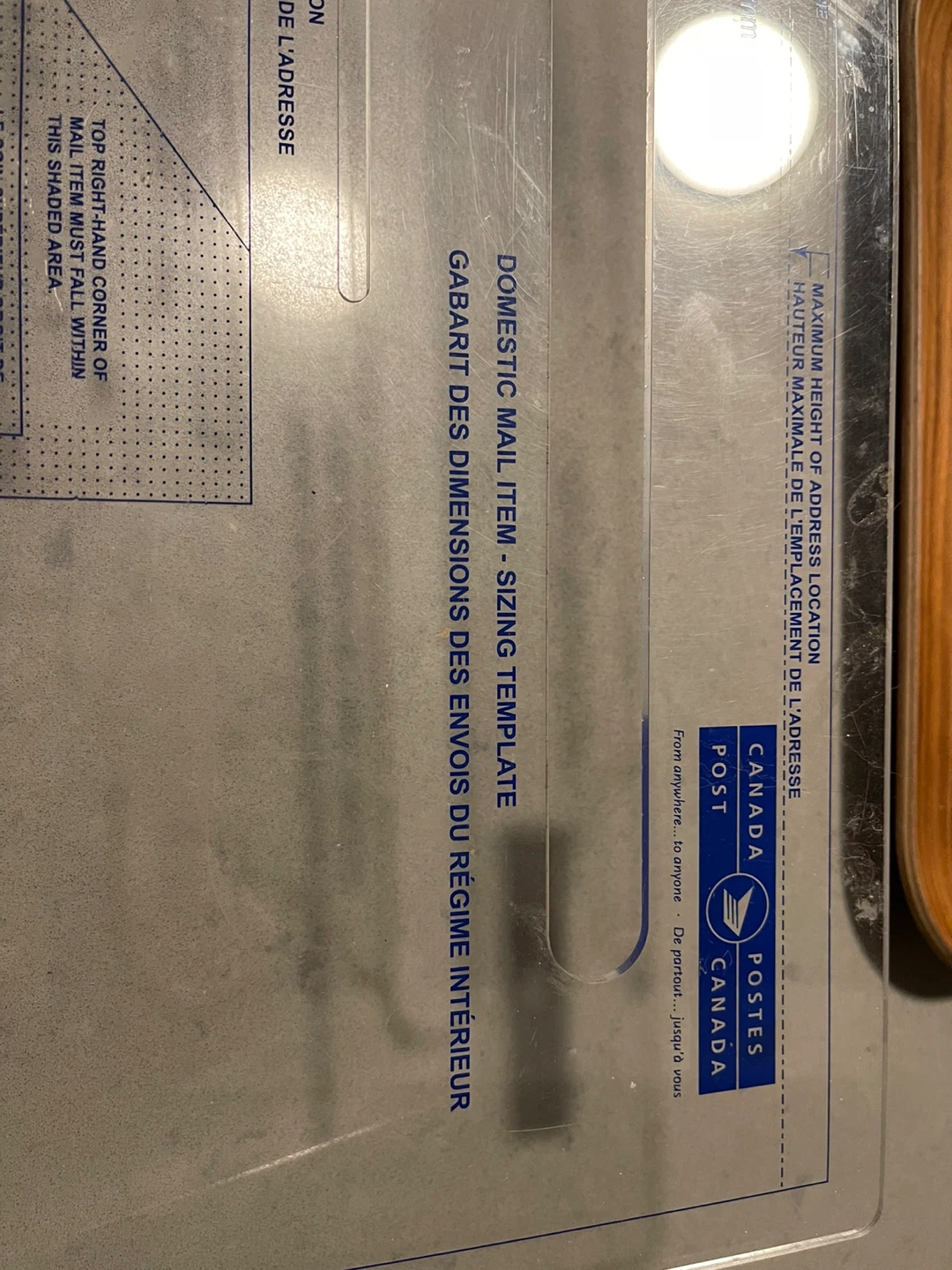 Canada Post Mail Item Sizing Template - photo 2