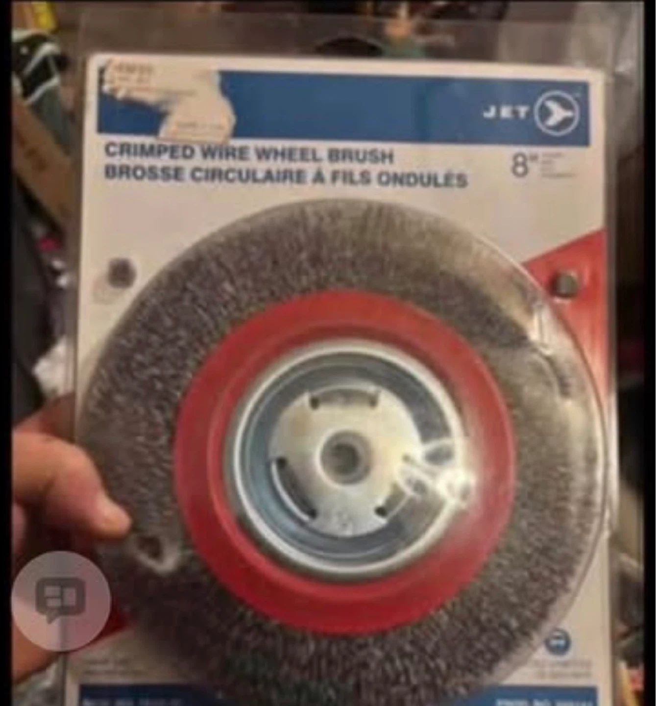 JET 8" Crimped Wire Wheel Brush