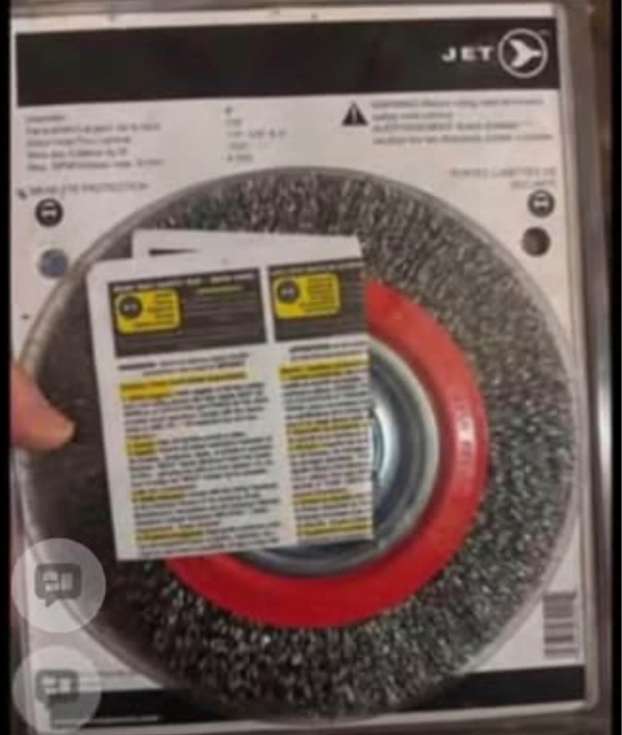 JET 8" Crimped Wire Wheel Brush - photo 2