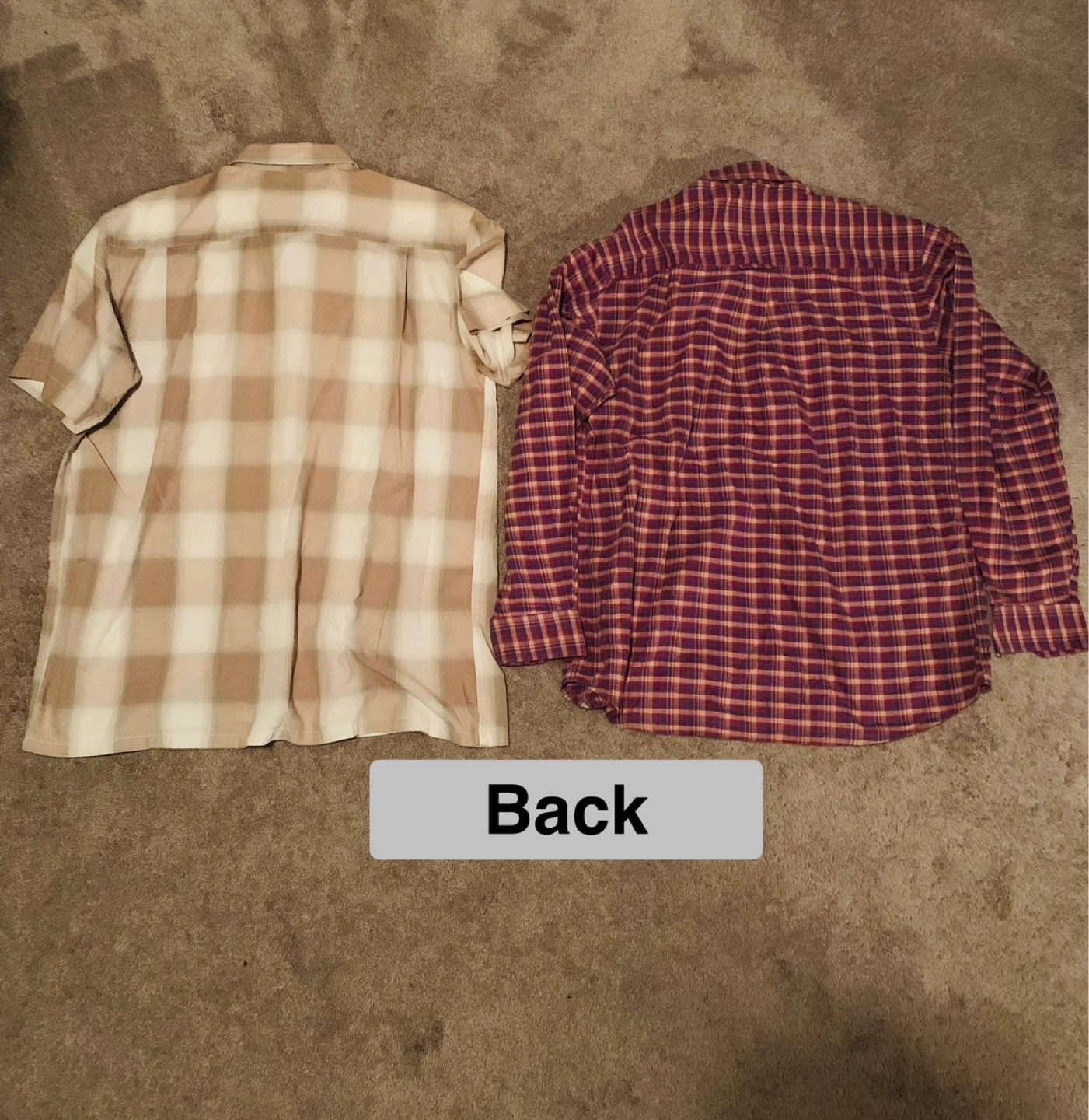 2 Men Dress / Polo / Golf Shirt (size 42 / large) for $7 - photo 2
