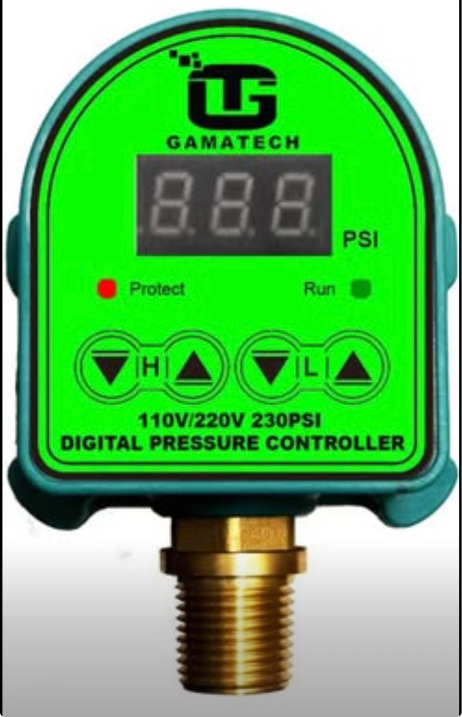 GAMATECH Digital Pressure Controller 110V/220V 230PSI