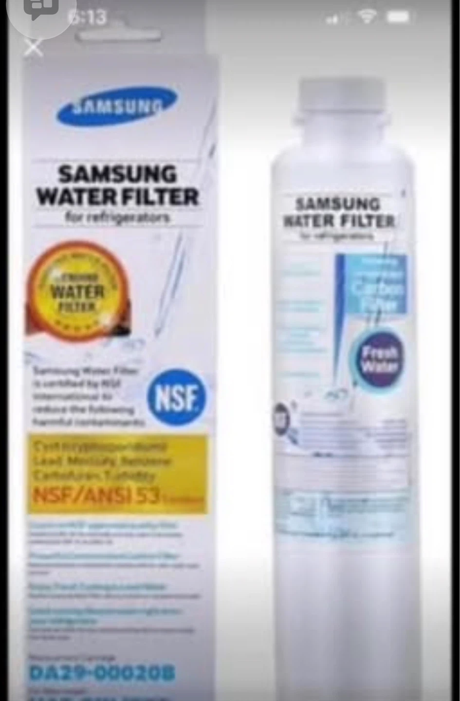 Samsung Water Filter for Refrigerators