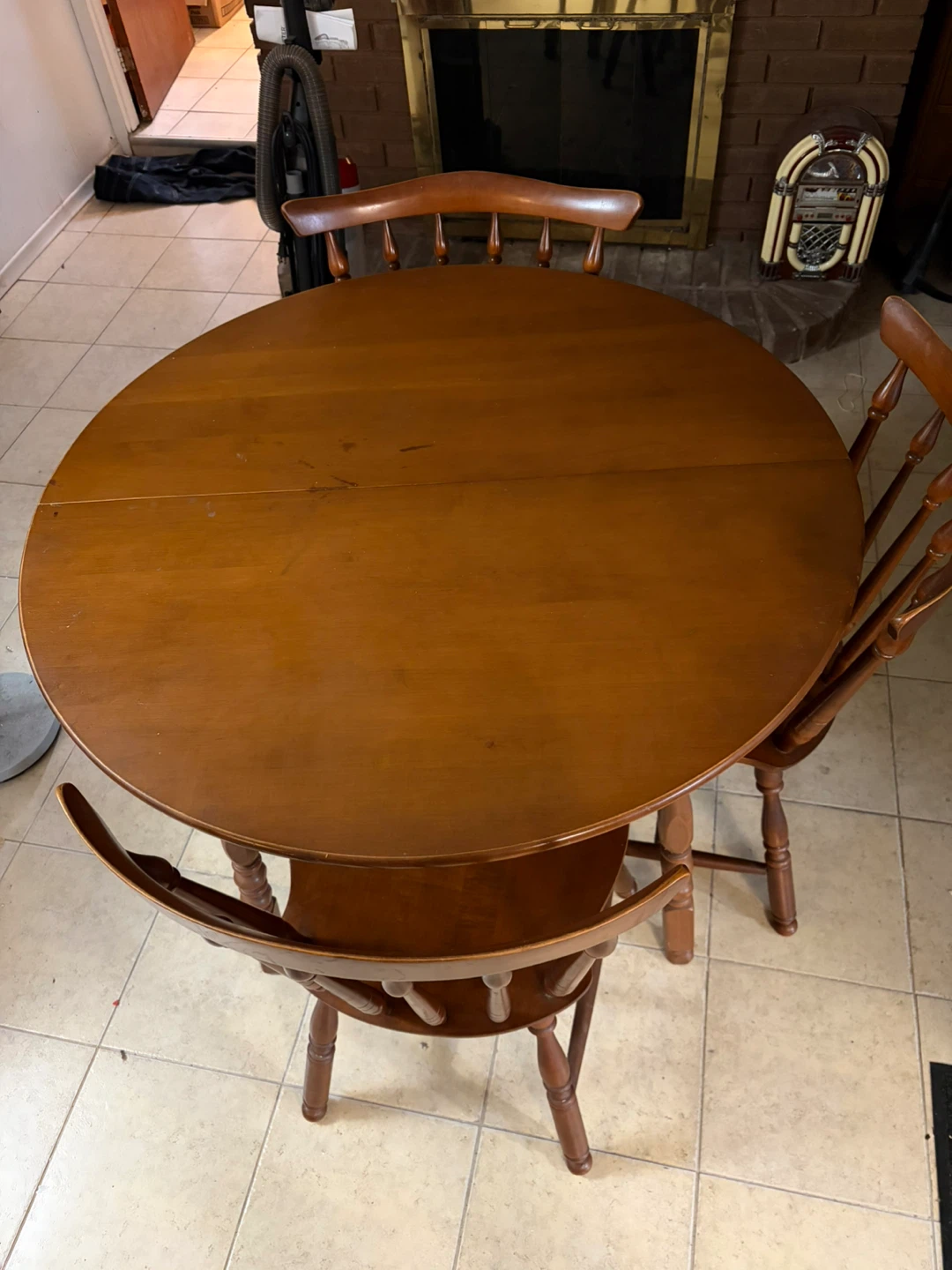Dining Table and 3 Chairs Set