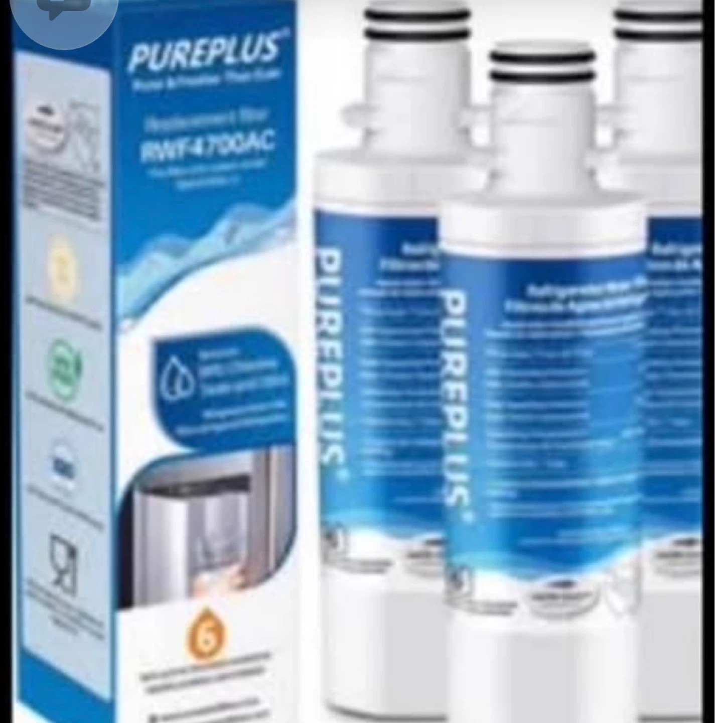 Pureplus Refrigerator Water Filter PP-RWF4200A - photo 3