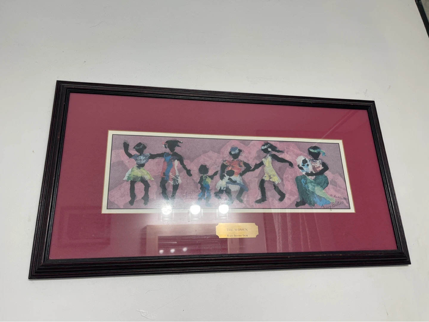 Mary Bertoli "The Women" Framed Art Print 1992 - photo 2
