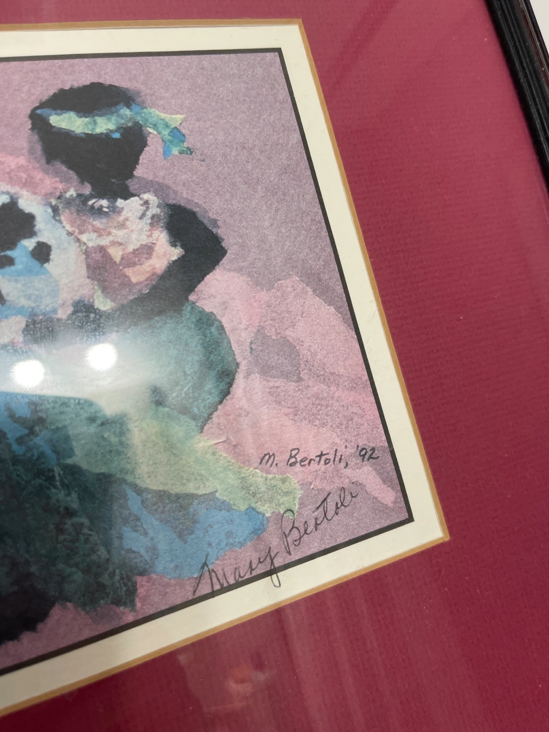 Mary Bertoli "The Women" Framed Art Print 1992 - photo 4