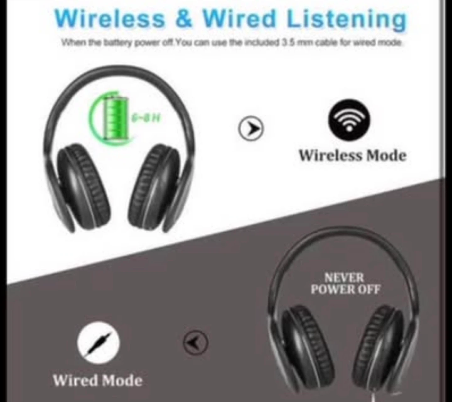 Wireless Headphones with Transmitter - photo 5