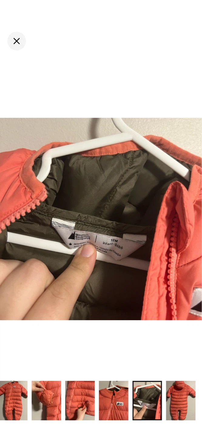 Mountain Equipment Company Infant Snowsuit 12M - photo 5