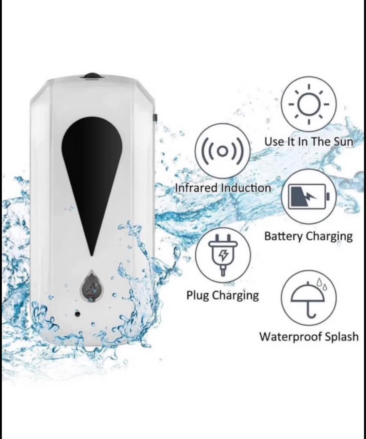 Automatic Soap Dispenser - White - photo 2