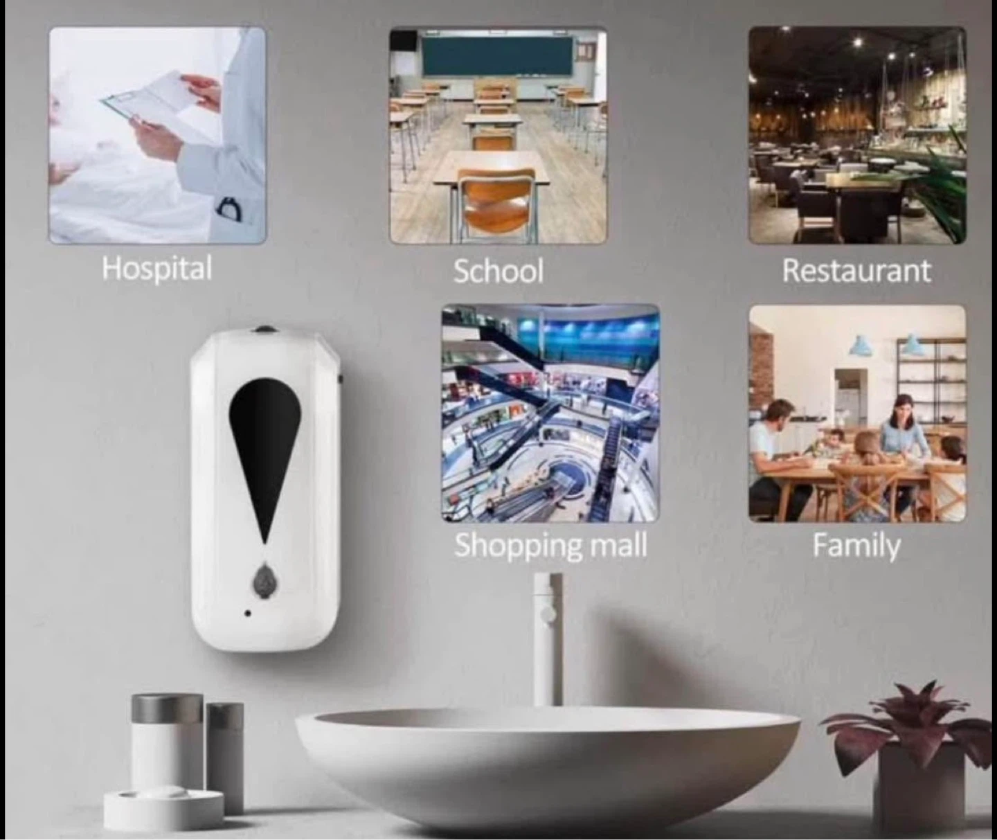 Automatic Soap Dispenser - White